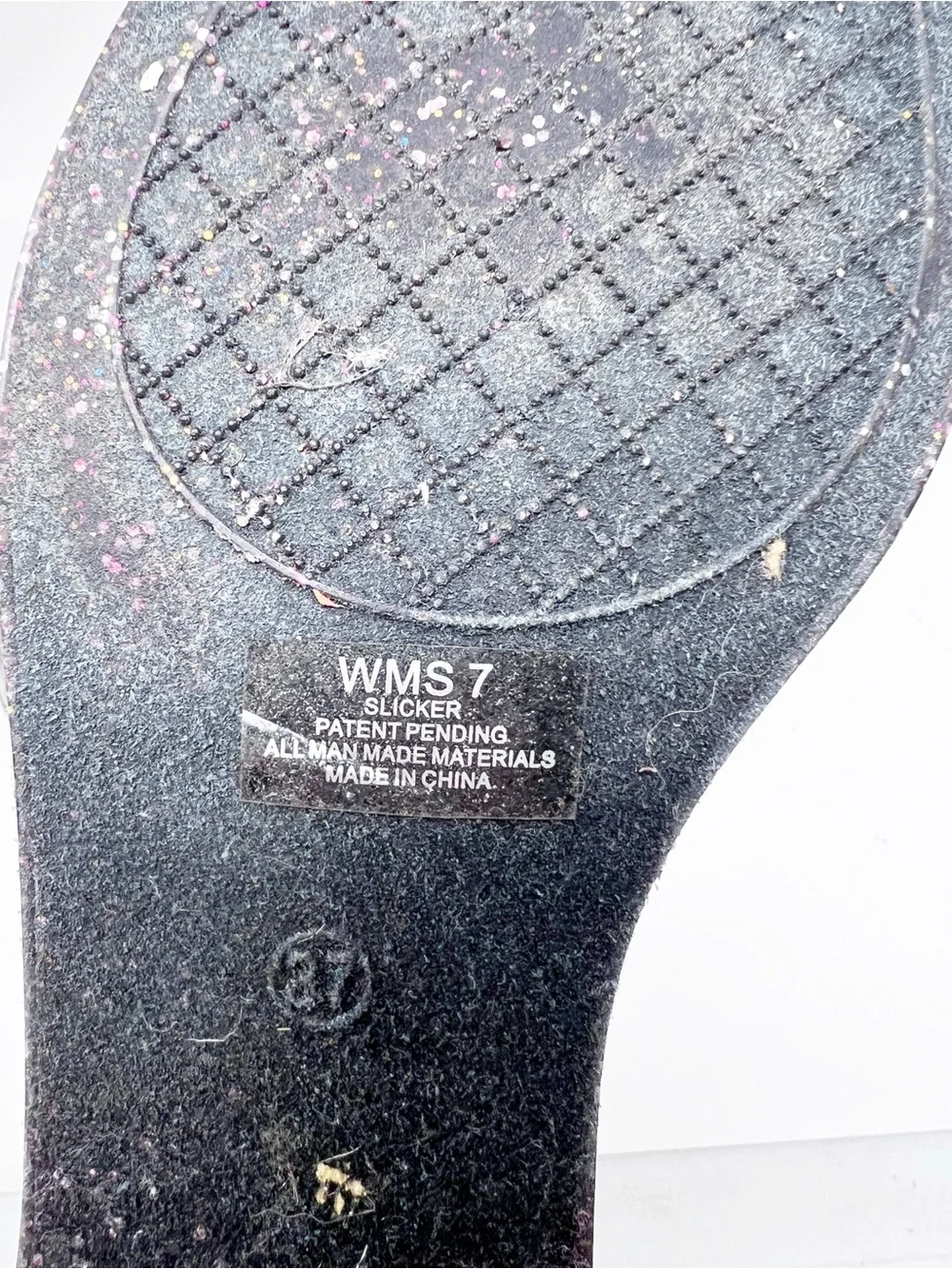 REPORT MULTICOLOR GLITTER WATERPROOF RAIN ANKLE BOOTS BOOTIES WOMENS SZ 7
